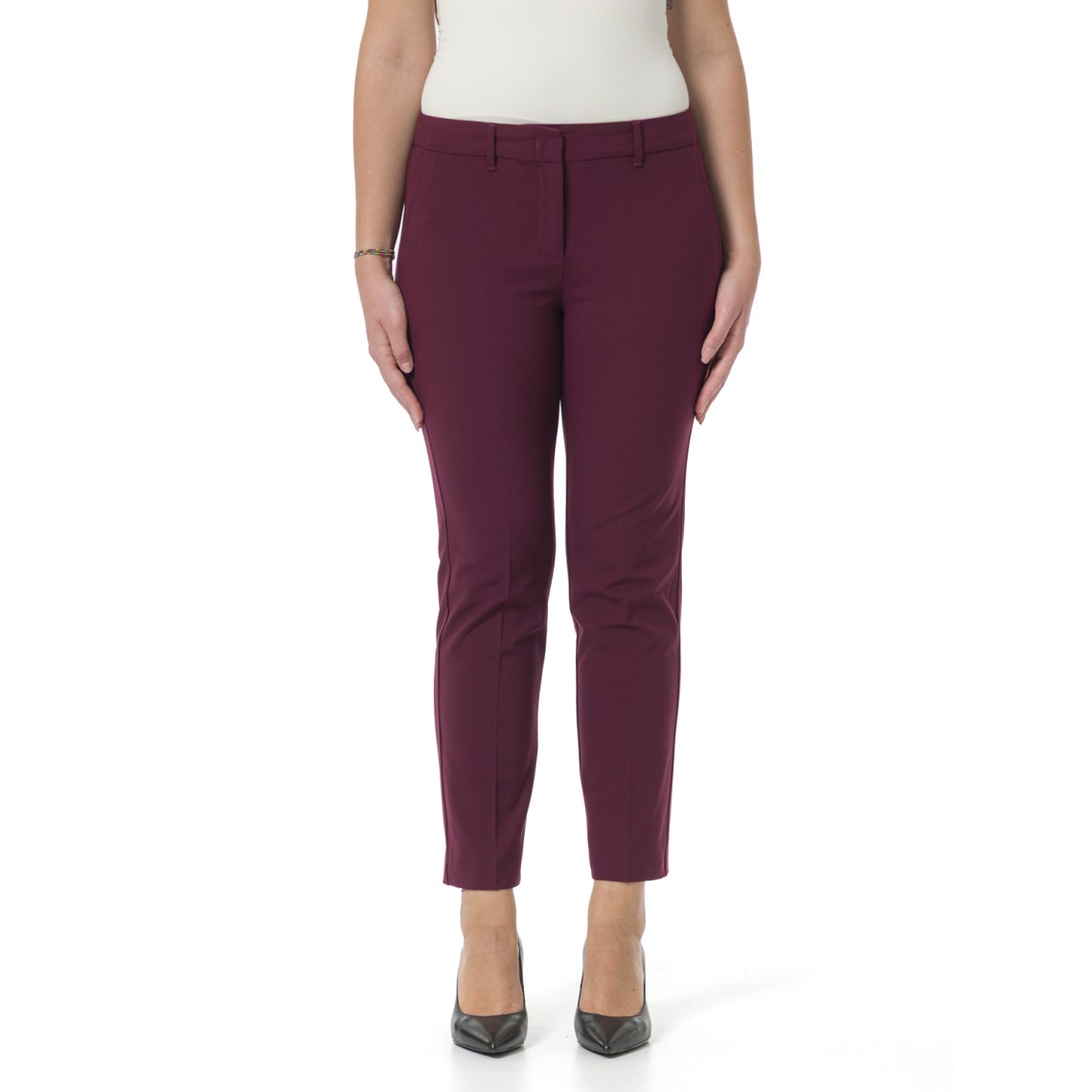 Pantaloni in viscosa stretch Marella
