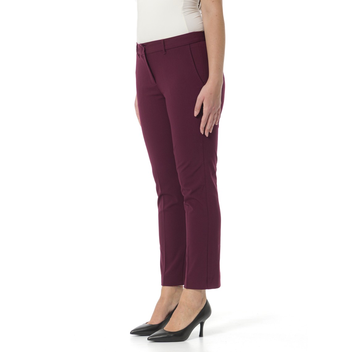 Pantaloni in viscosa stretch Marella