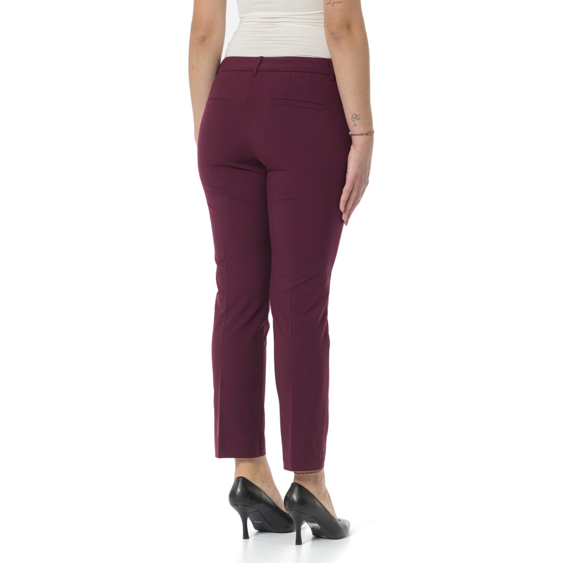 Pantaloni in viscosa stretch Marella