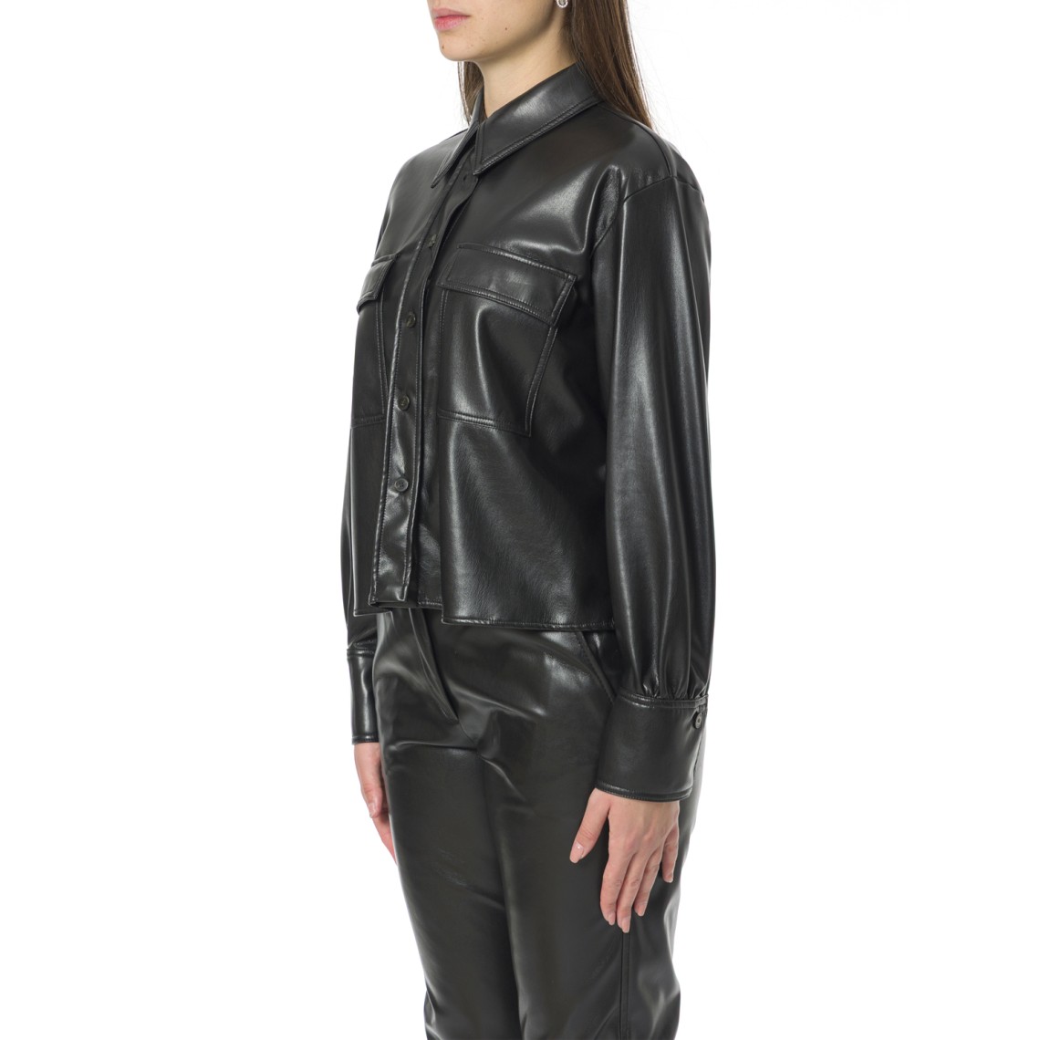 Camicia in jersey spalmato Marella