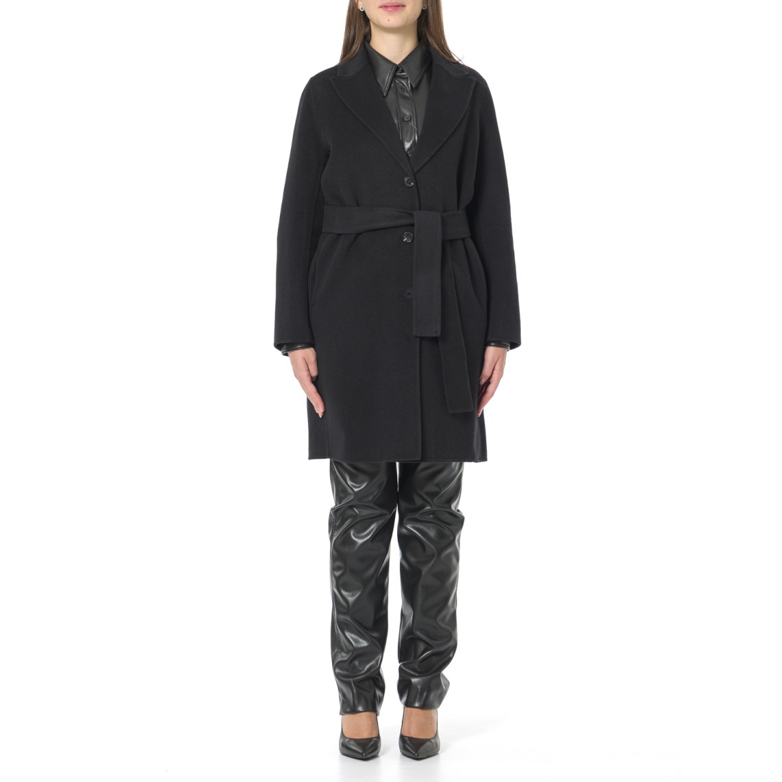 Cappotto in misto lana Marella