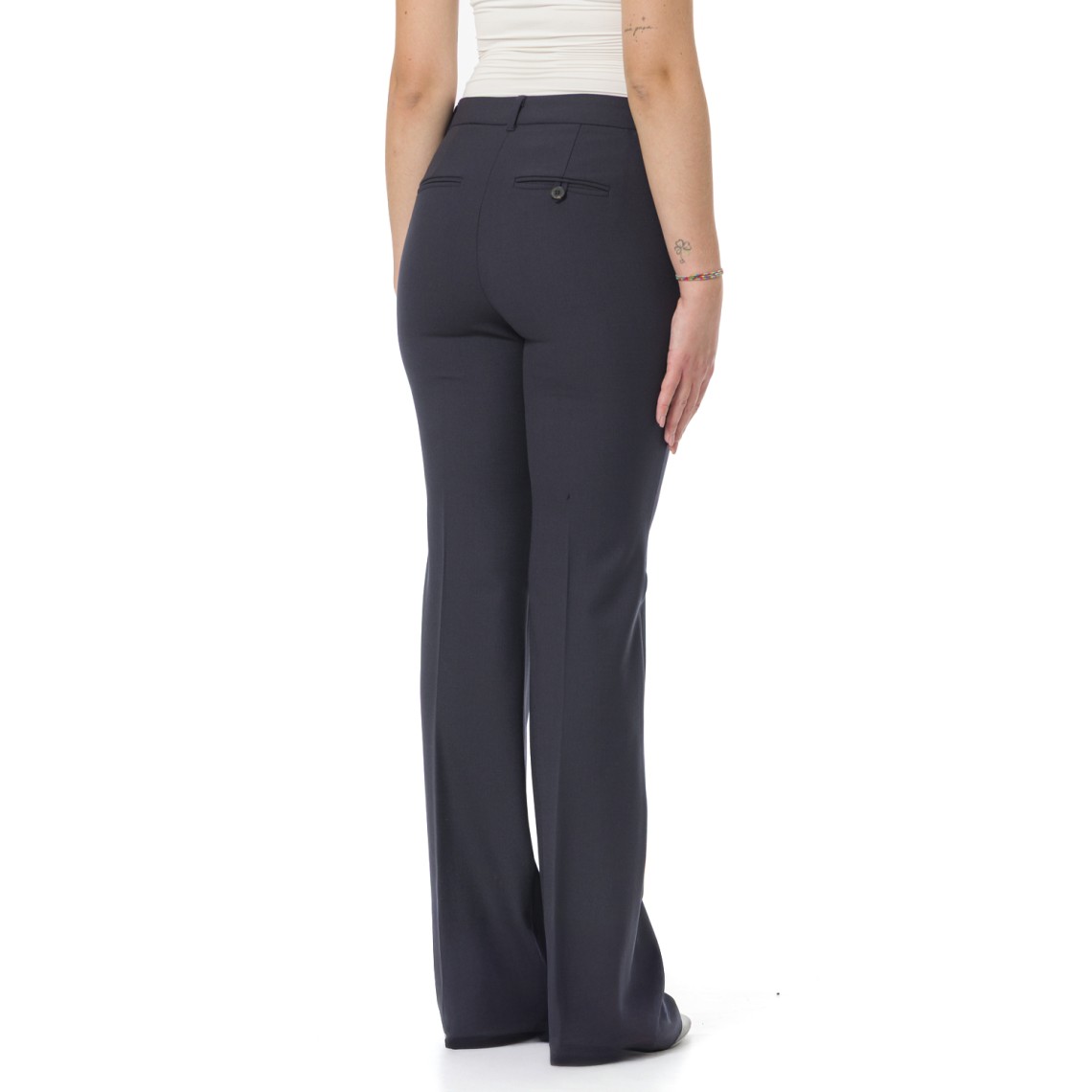 Pantaloni flare in misto lana Marella