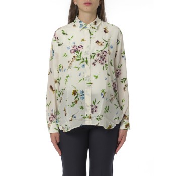 Camicia in seta stampata Marella