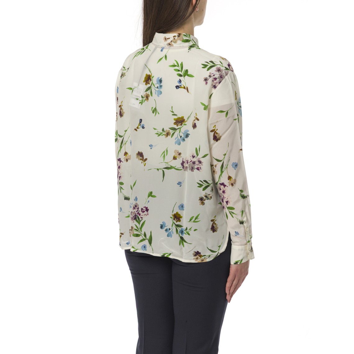 Camicia in seta stampata Marella