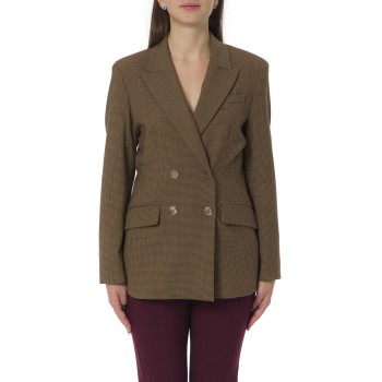 Giacca doppiopetto in misto lana Marella