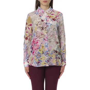 Camicia in seta stampata Marella