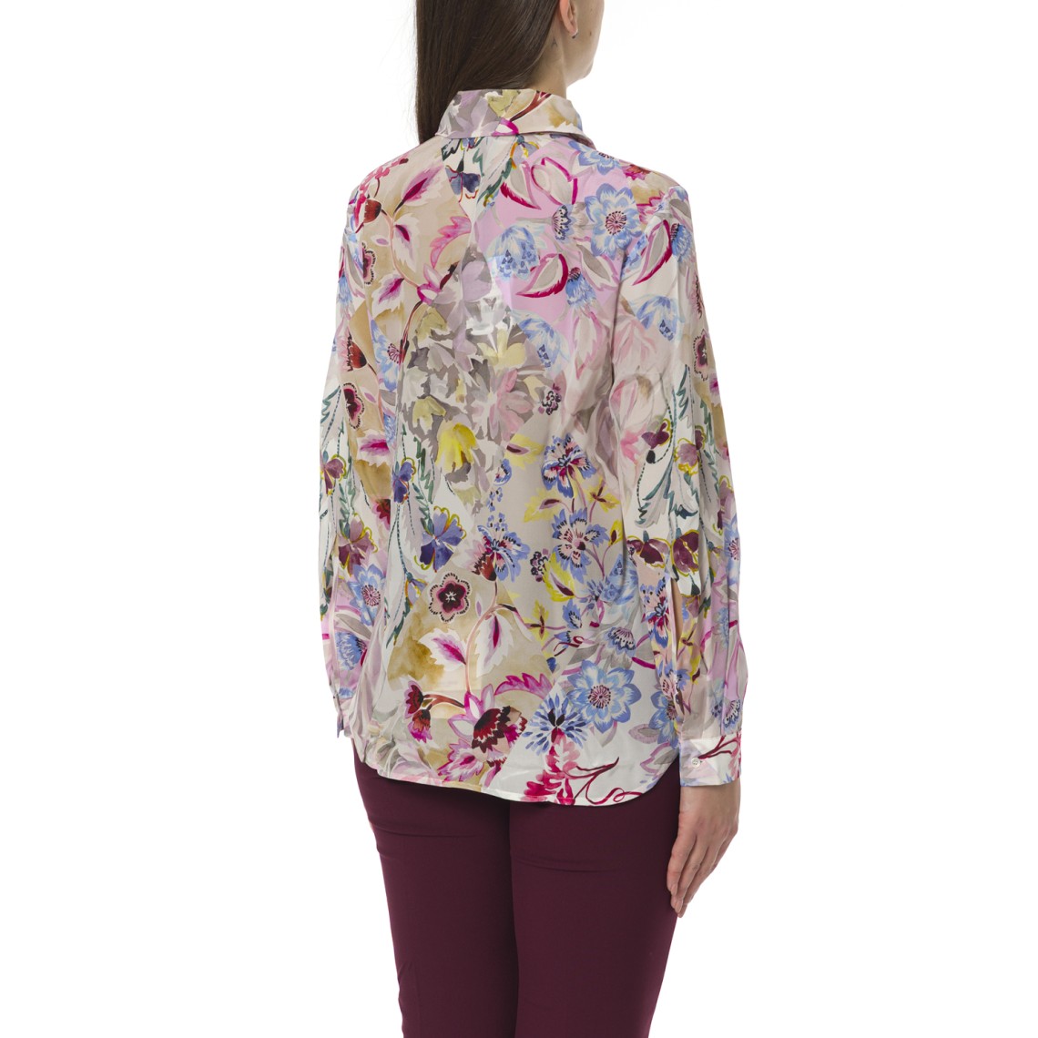 Camicia in seta stampata Marella