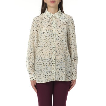 Camicia in seta stampata Marella