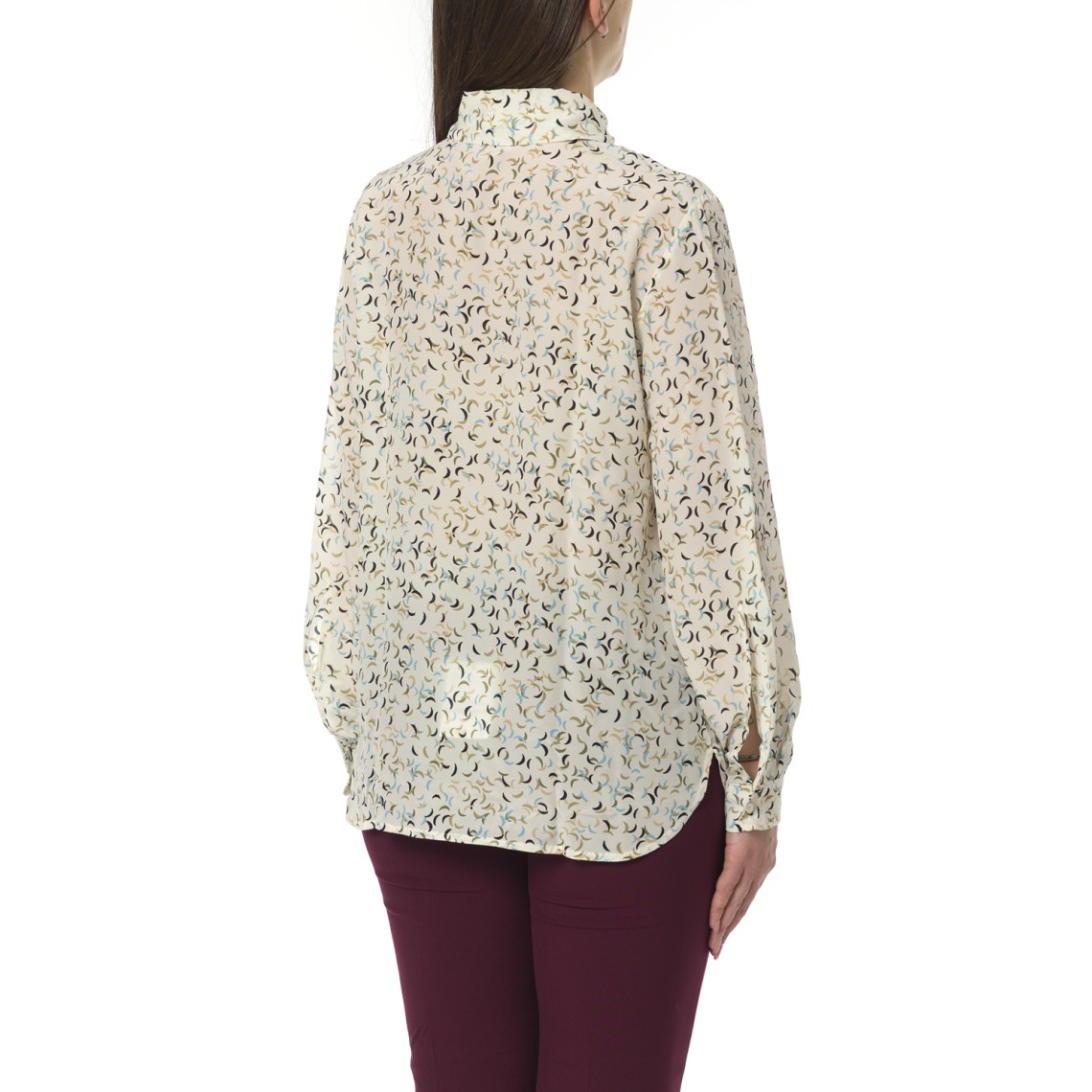 Camicia in seta stampata Marella