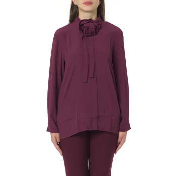 Camicia in misto seta Marella