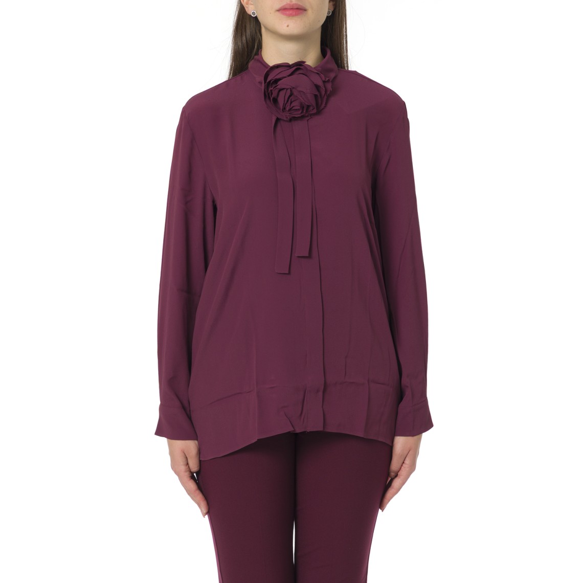 Camicia in misto seta Marella