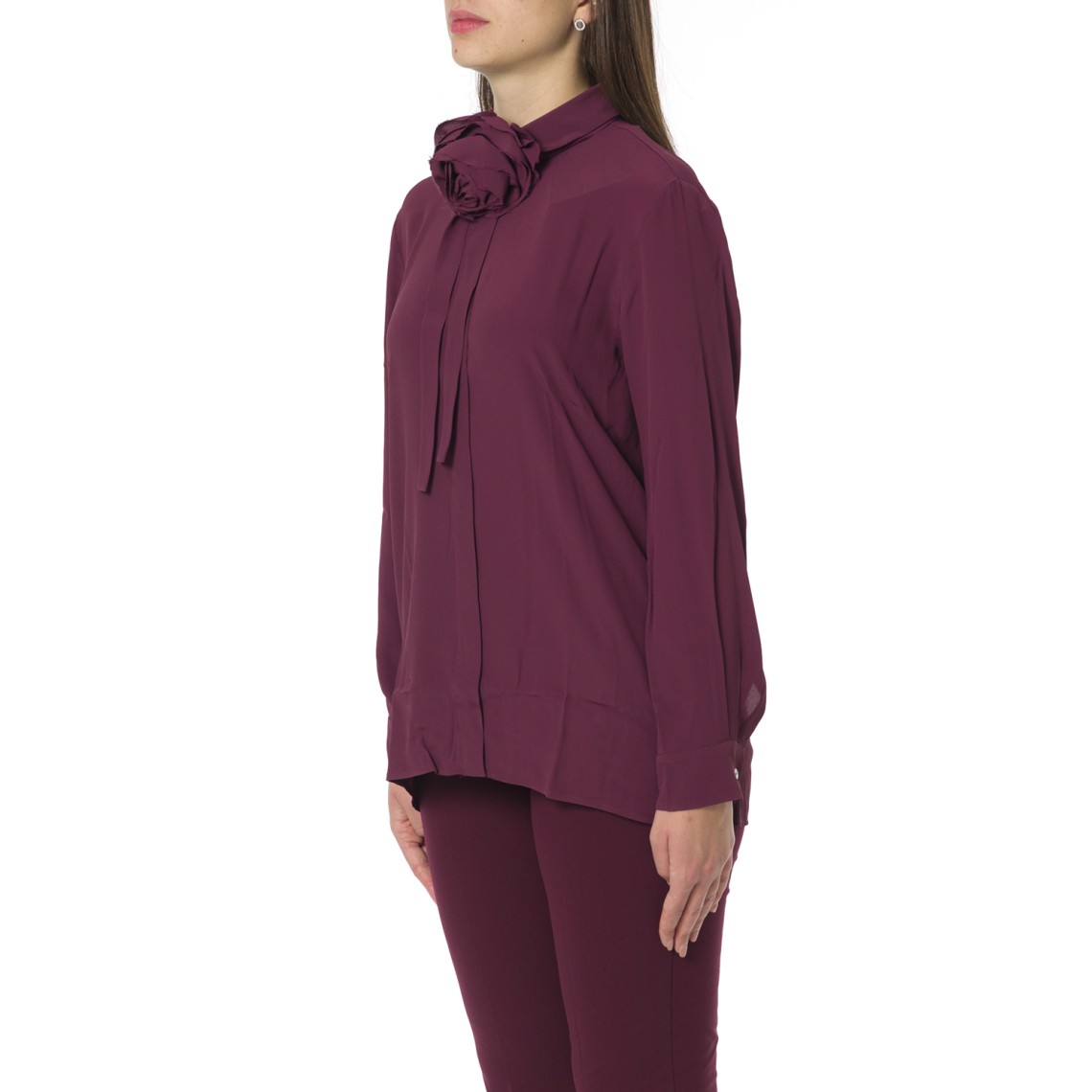 Camicia in misto seta Marella