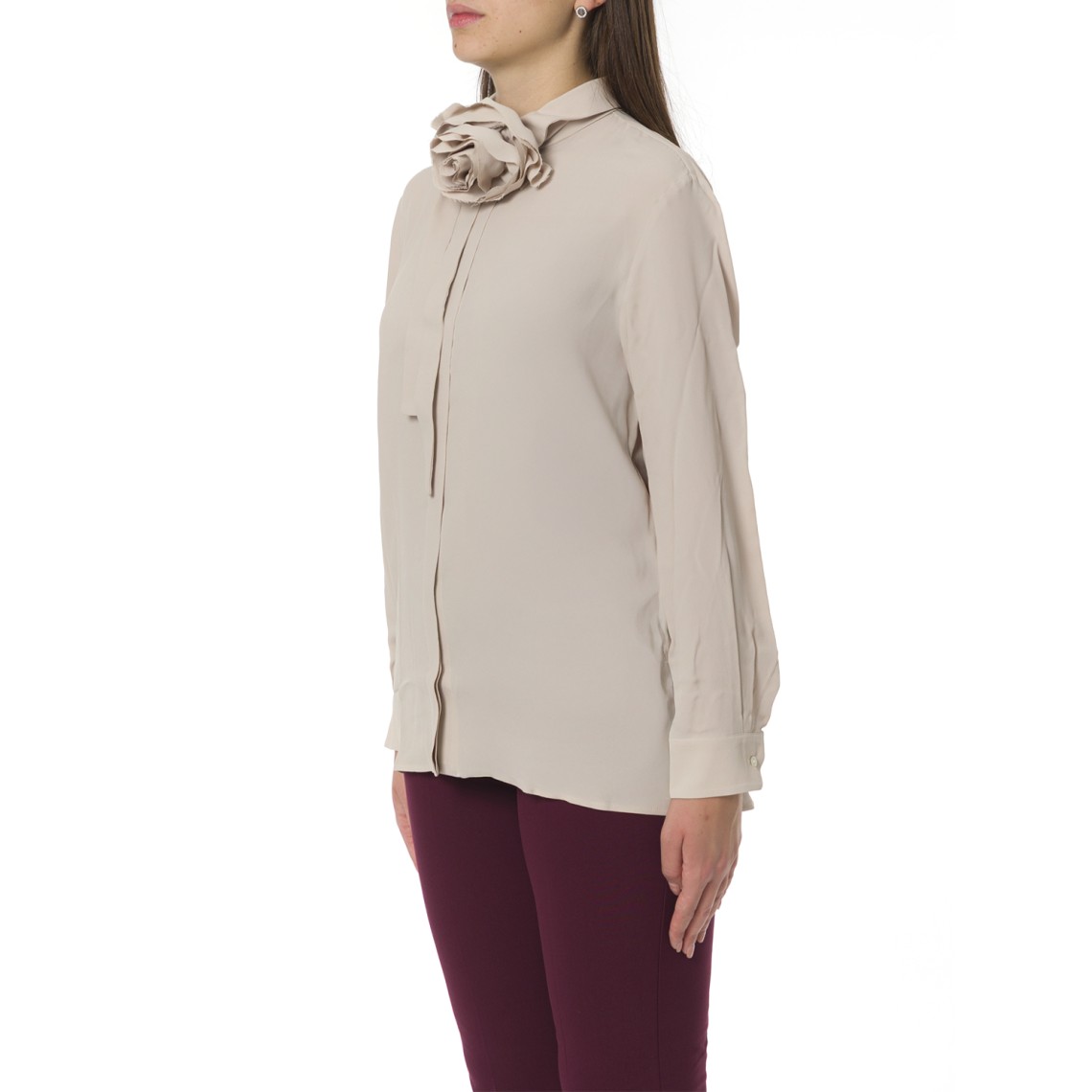 Camicia in misto seta Marella