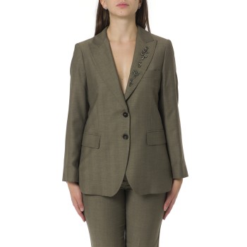 Giacca in saglia con applicazioni Marella