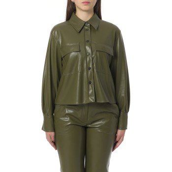 Camicia in jersey spalmato Marella