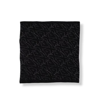 Collo Armani Exchange in misto viscosa con monogram jacquard
