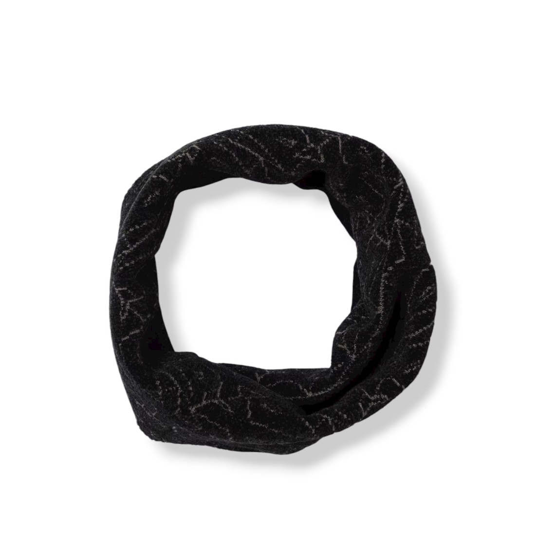 Collo Armani Exchange in misto viscosa con monogram jacquard