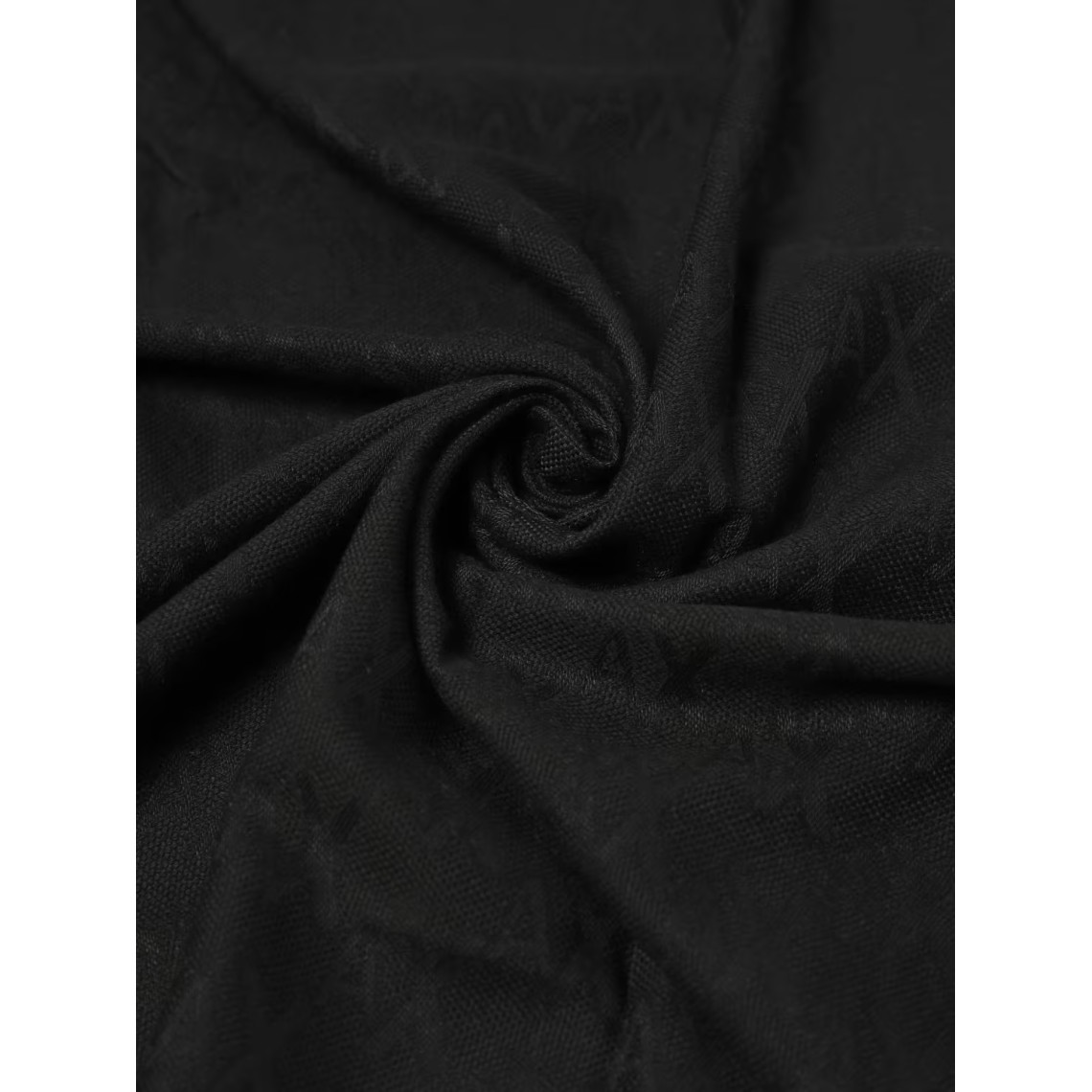 Sciarpa Armani Exchange in misto cotone con logo jacquard