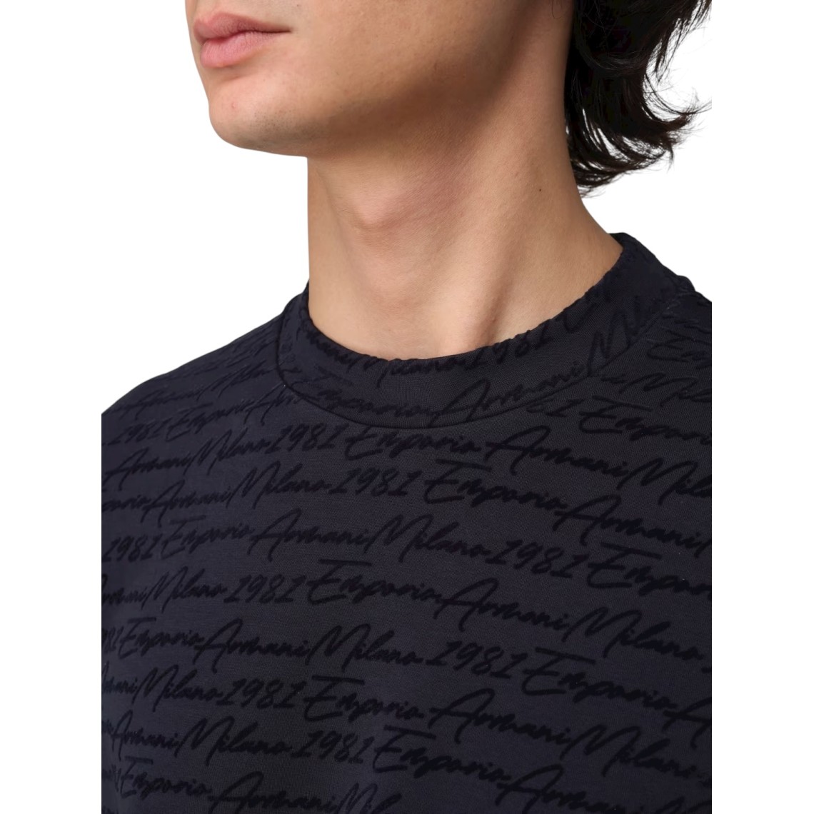 Felpa Emporio Armani in cotone con logo