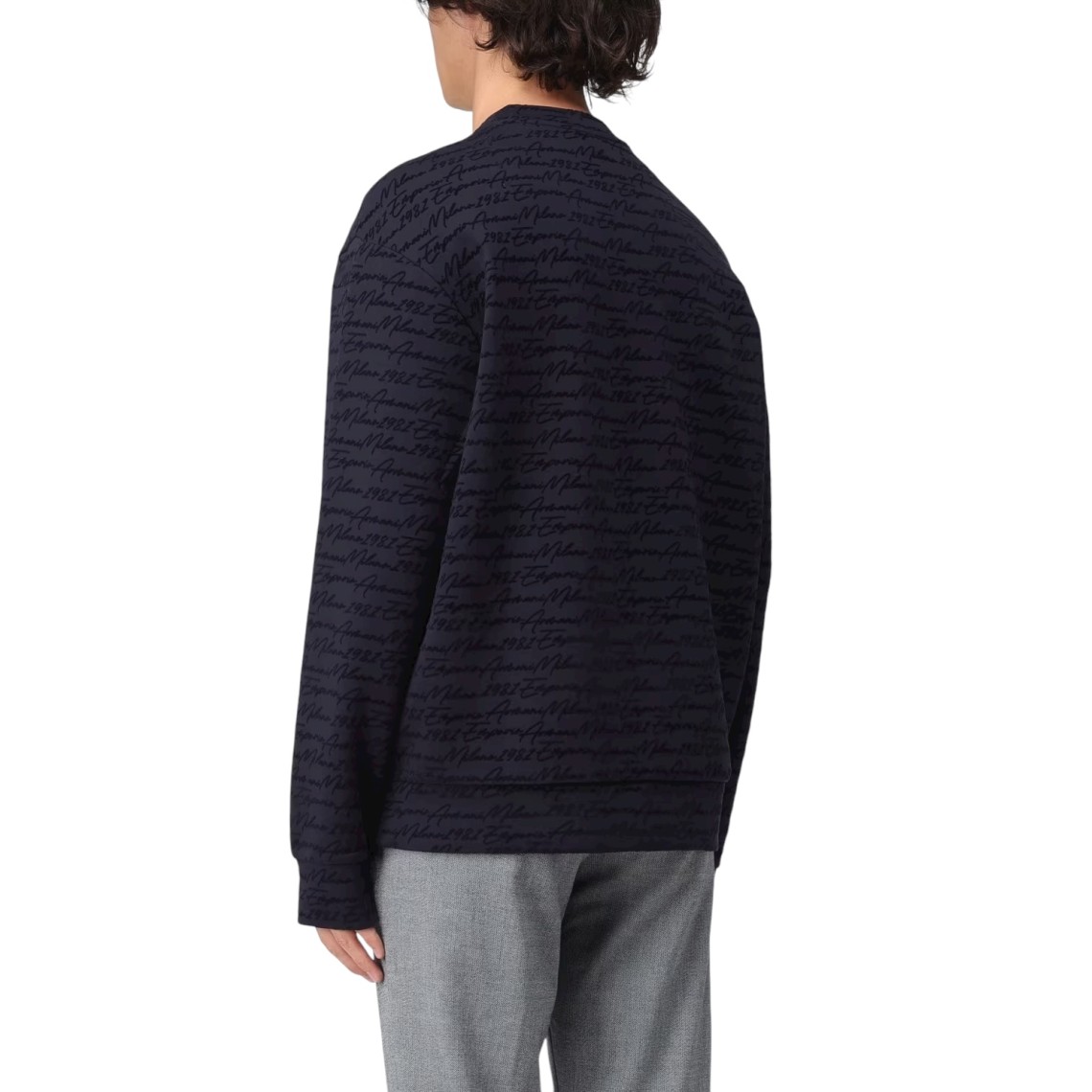 Felpa Emporio Armani in cotone con logo