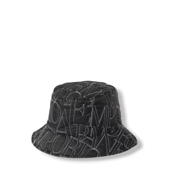Cappello Emporio Armani in nylon con logo ricamato all over