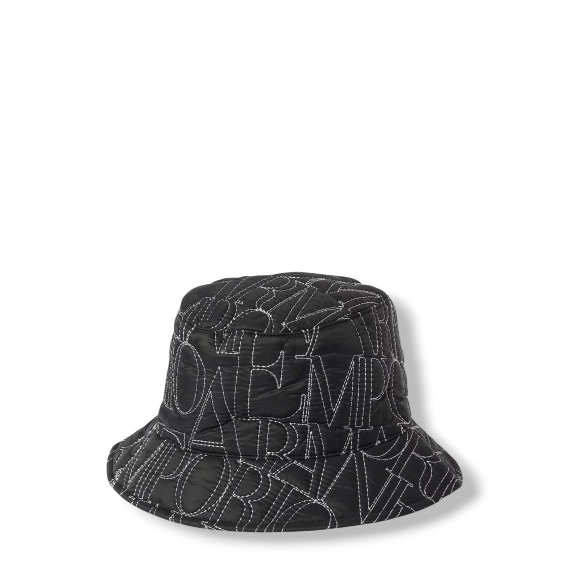 Cappello Emporio Armani in nylon con logo ricamato all over