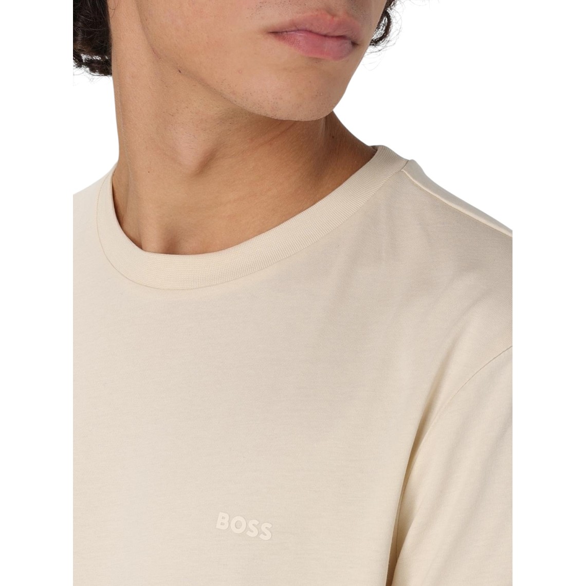 T-shirt Boss in cotone con stampa logo