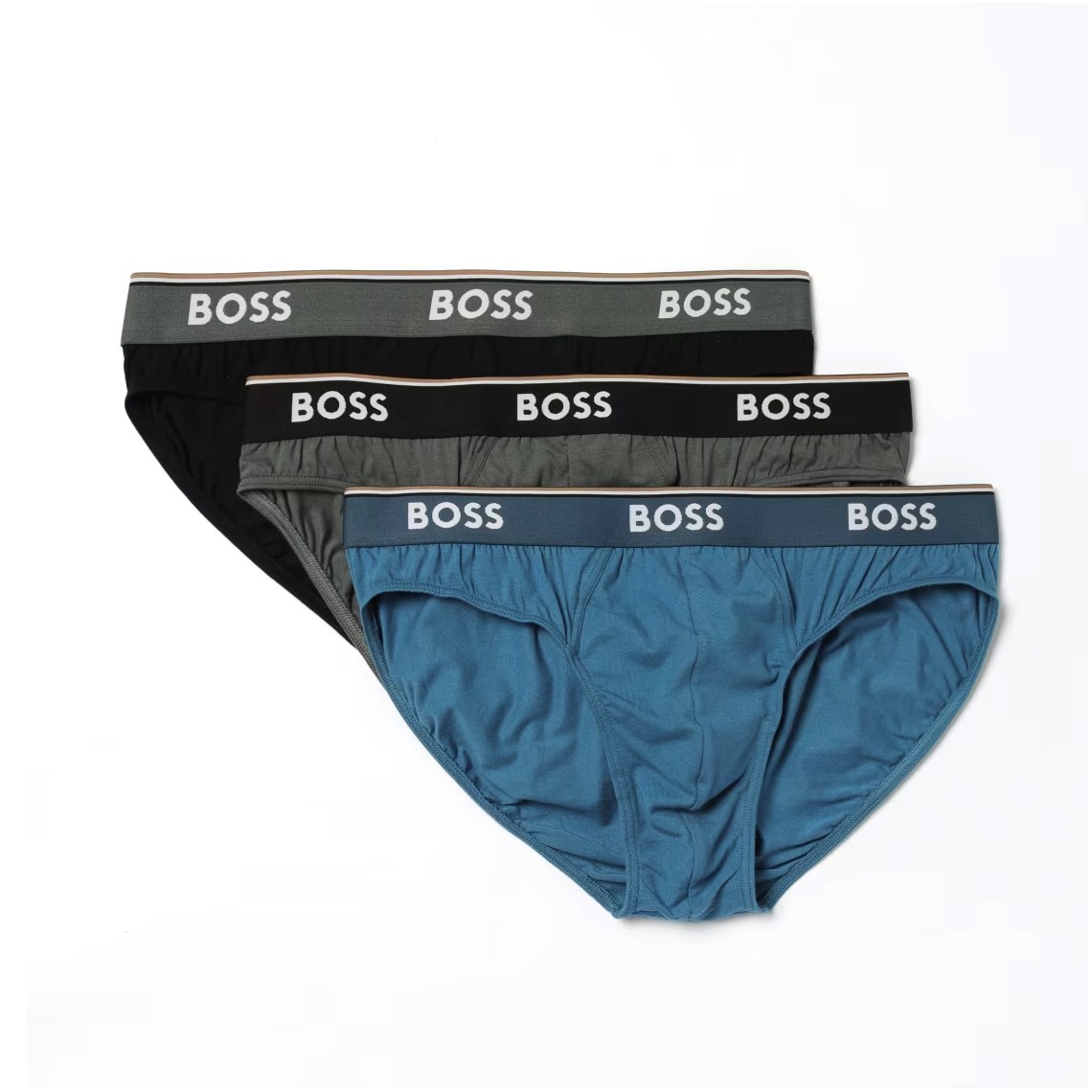 Set 3 slip in cotone stretch Boss