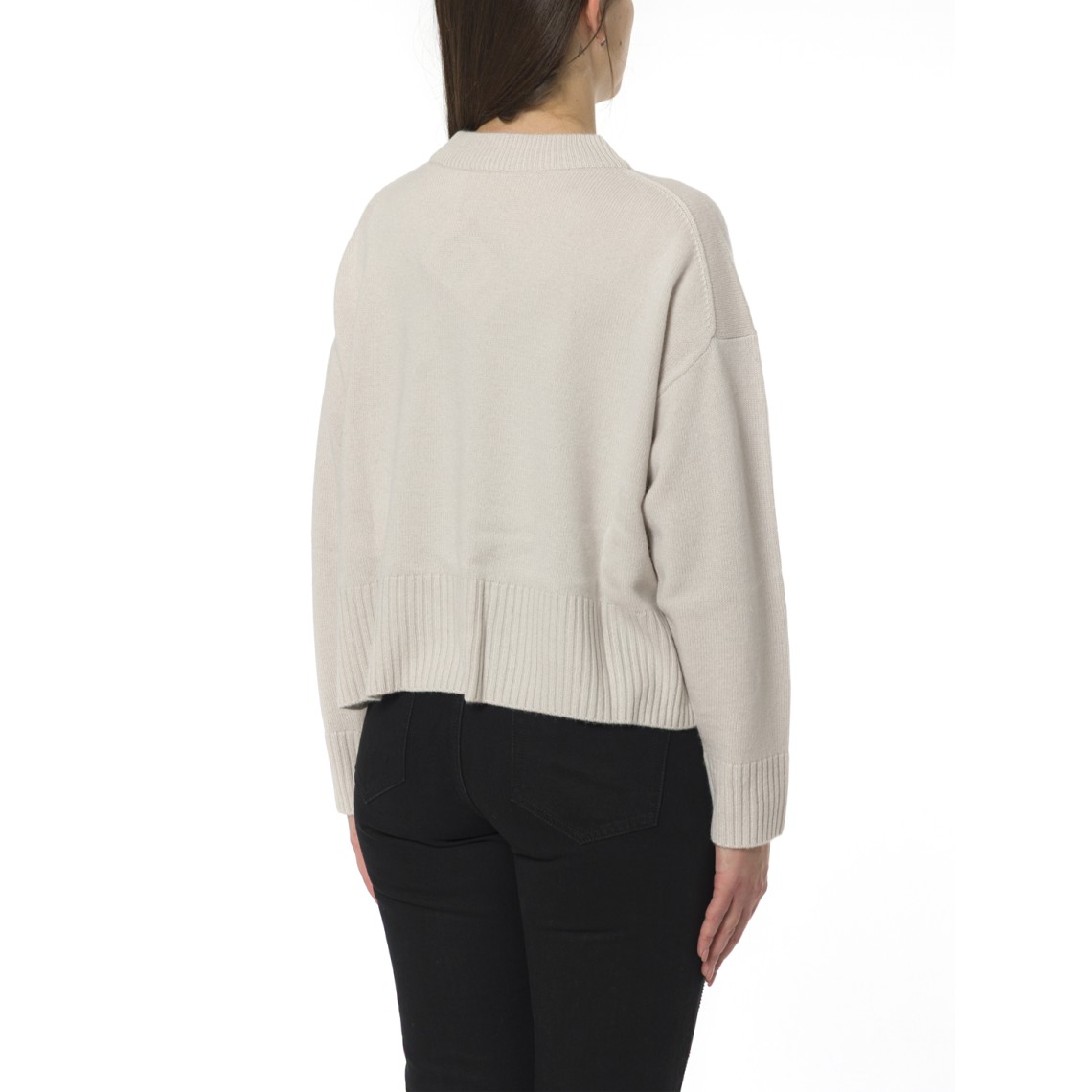 Maglia girocollo in misto cashmere i Blues