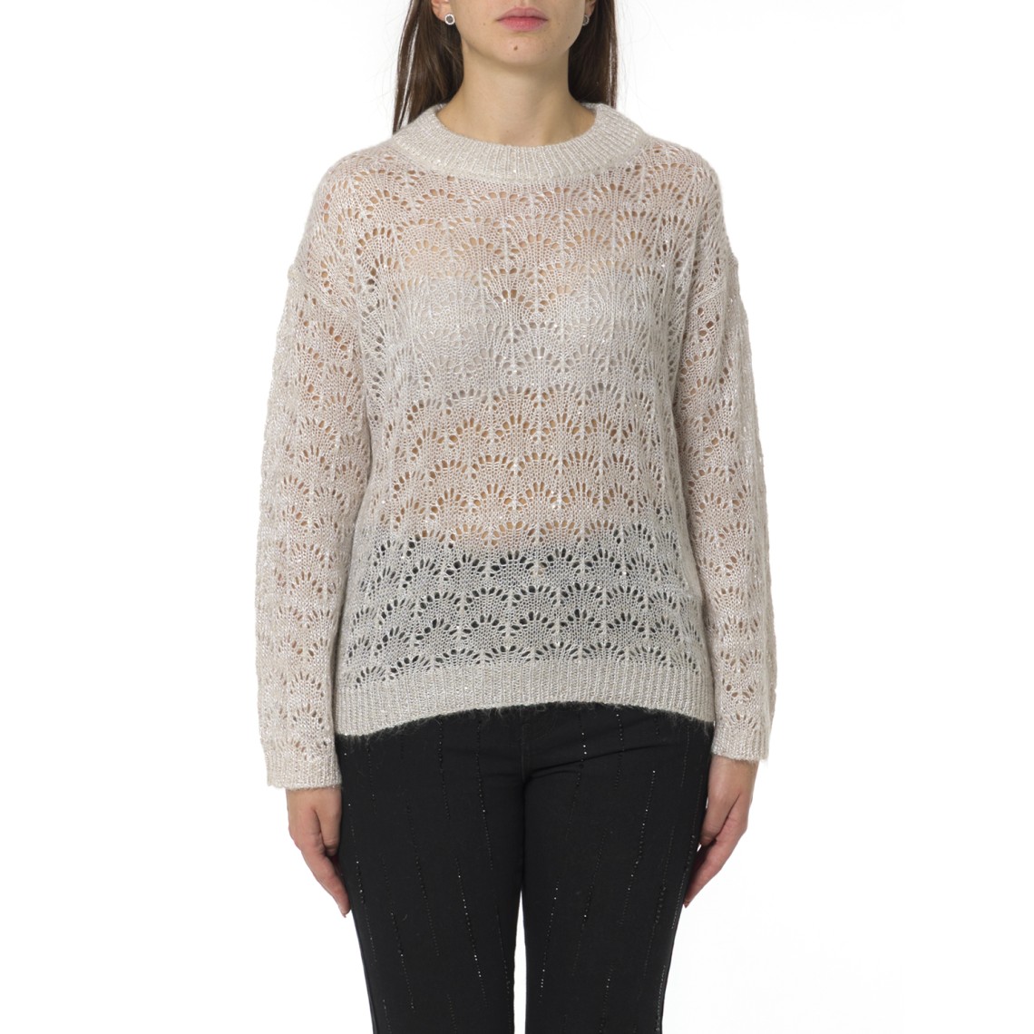 Maglia in misto mohair i Blues