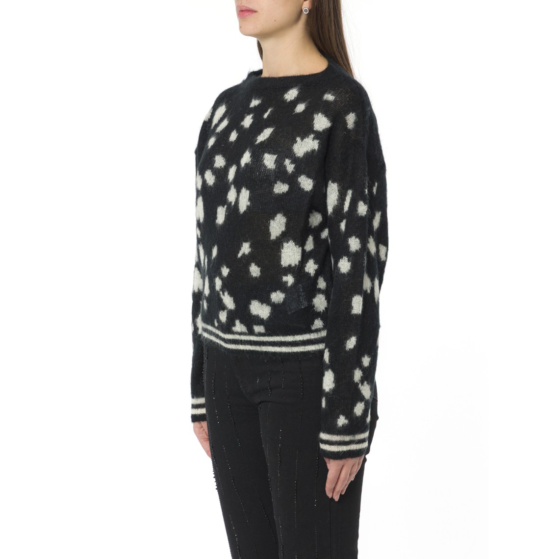 Maglia in misto mohair i Blues