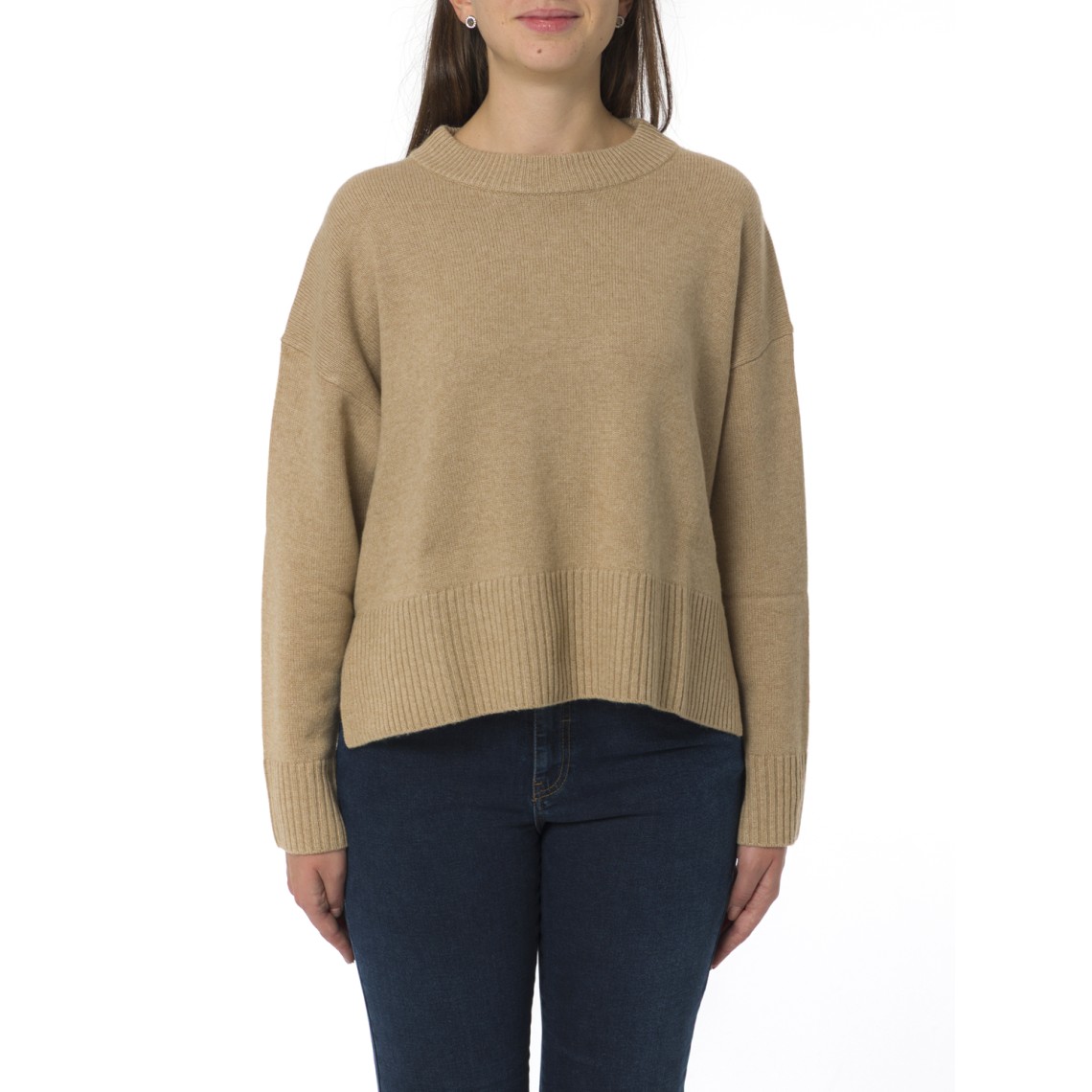 Maglia girocollo in misto cashmere i Blues