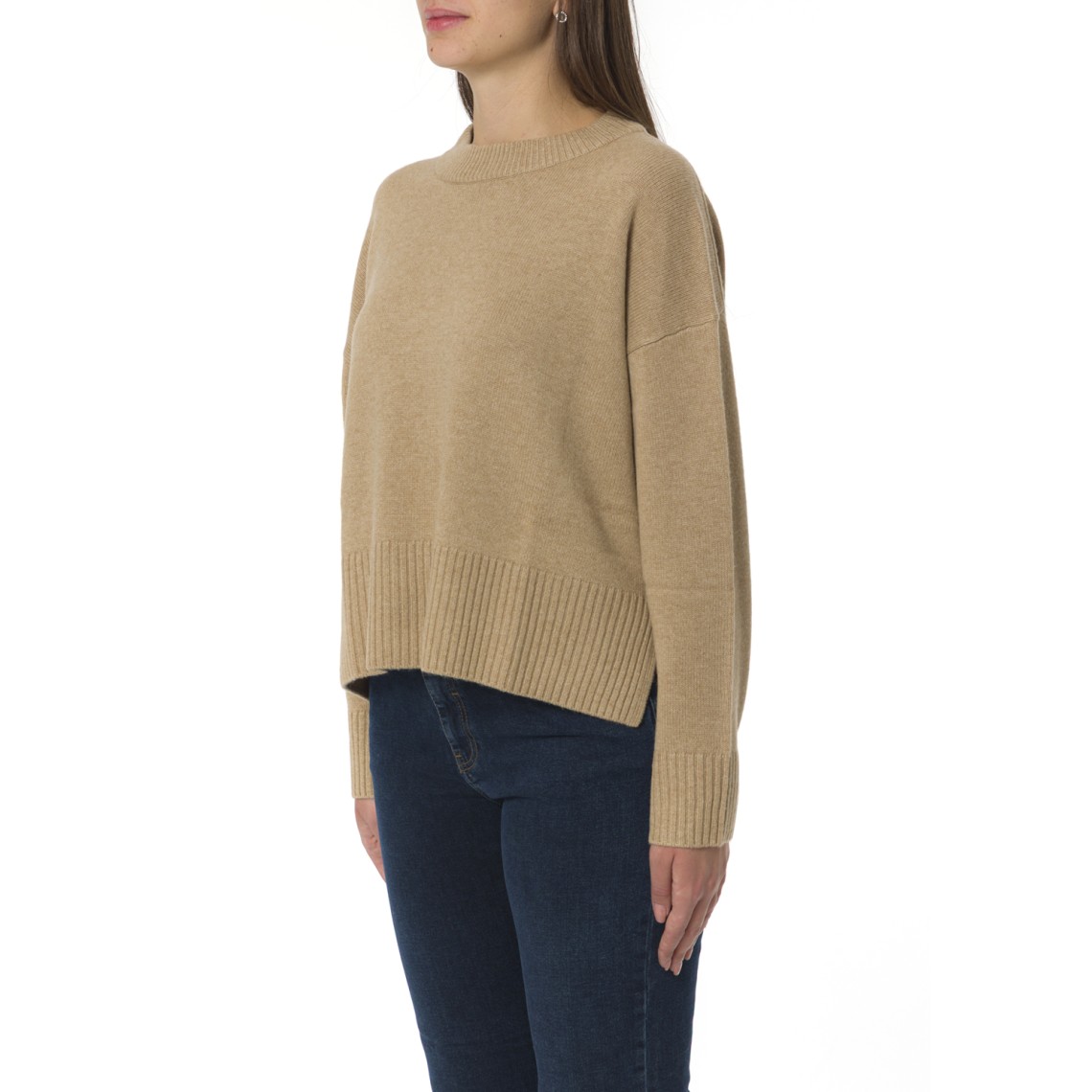 Maglia girocollo in misto cashmere i Blues