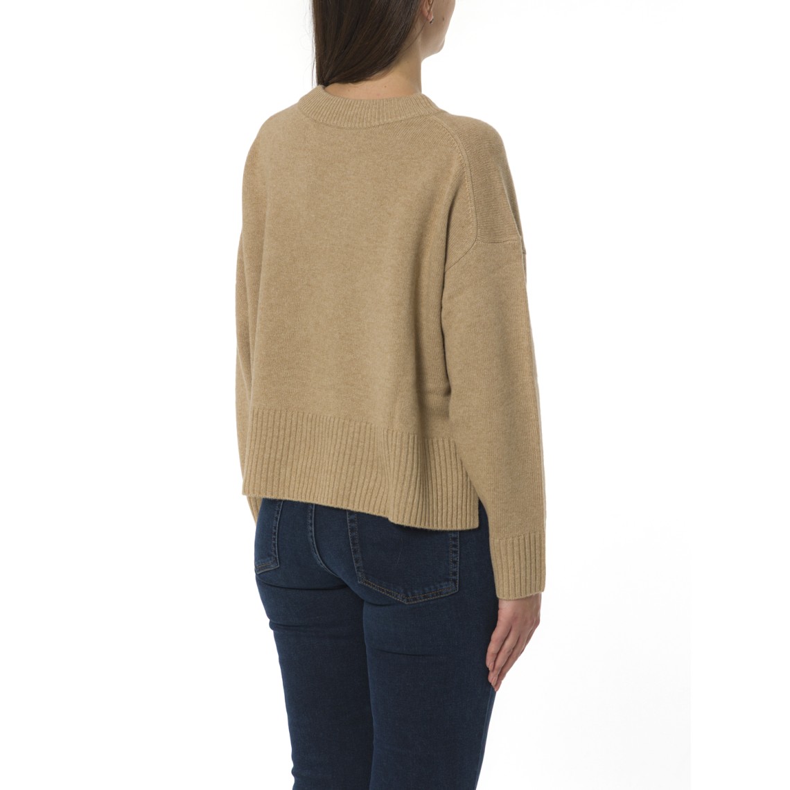 Maglia girocollo in misto cashmere i Blues