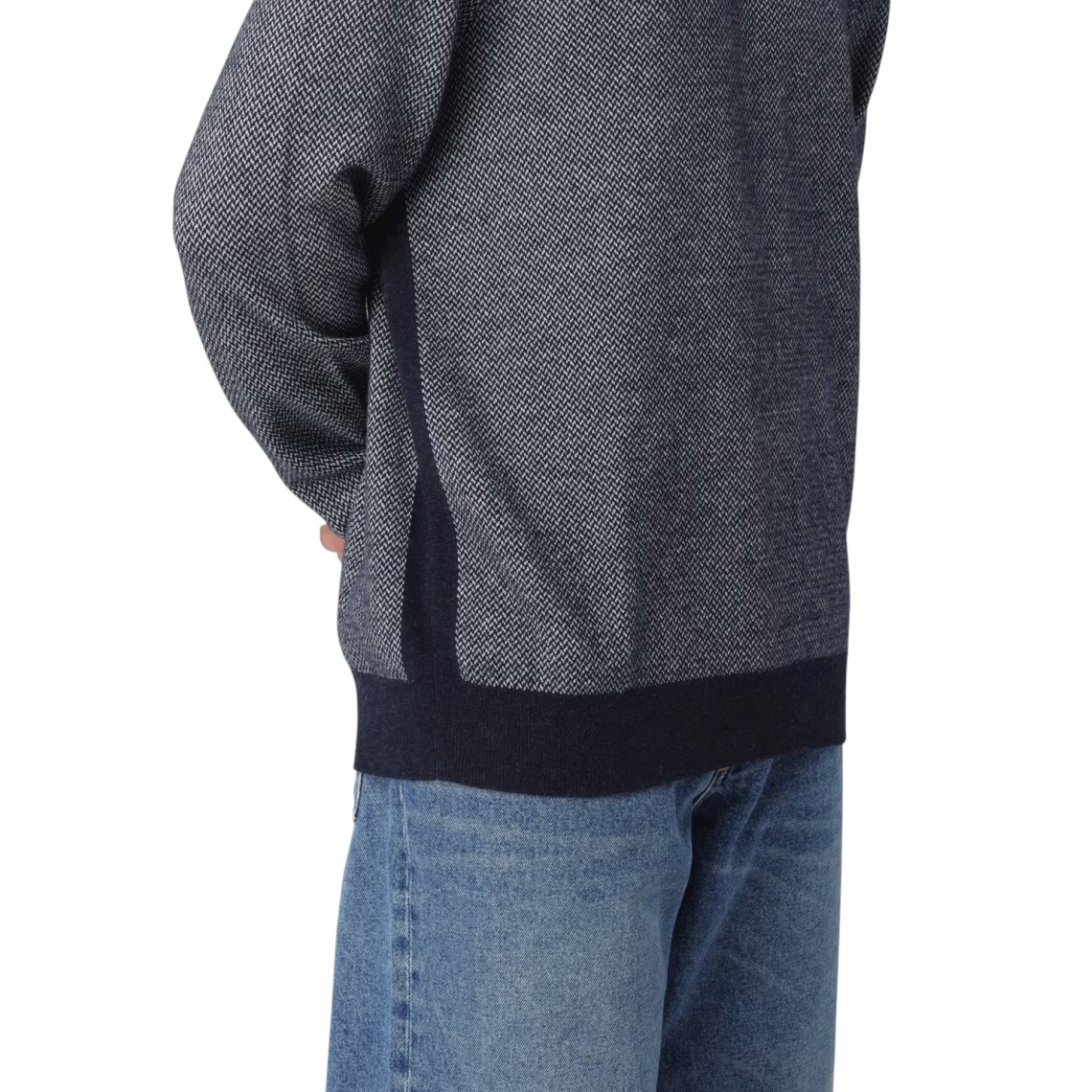 Maglia a girocollo Boss in lana vergine