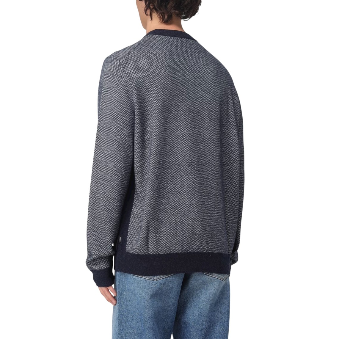 Maglia a girocollo Boss in lana vergine