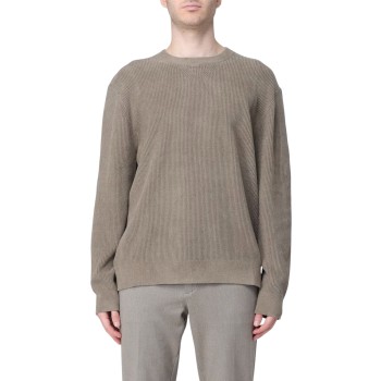 Maglia a girocollo basic Boss in velluto a coste