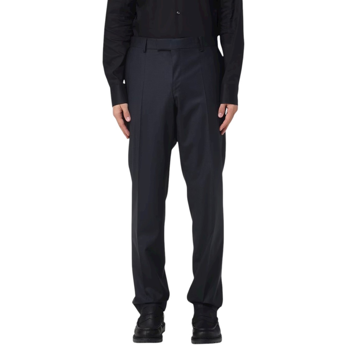 Abito monopetto Boss in lana stretch