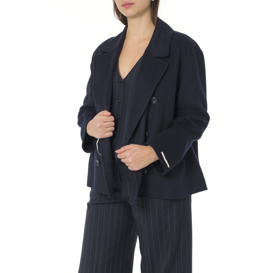 Giacca doppiopetto in misto lana i Blues