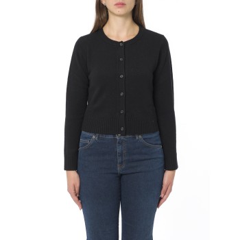 Cardigan in misto cashmere i Blues