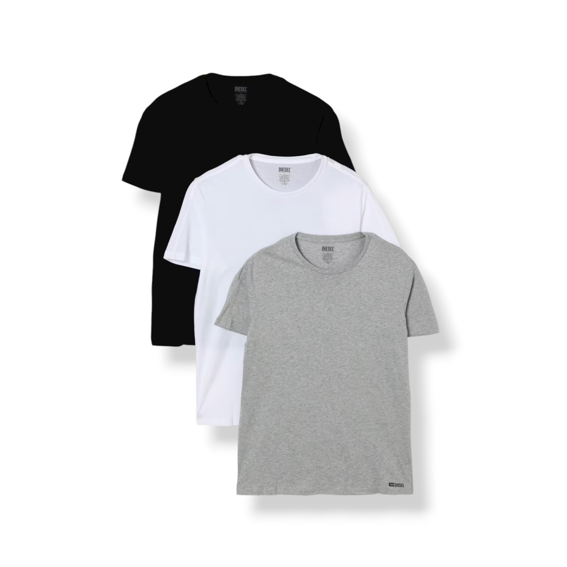 Set 3 t-shirt basic Diesel in cotone