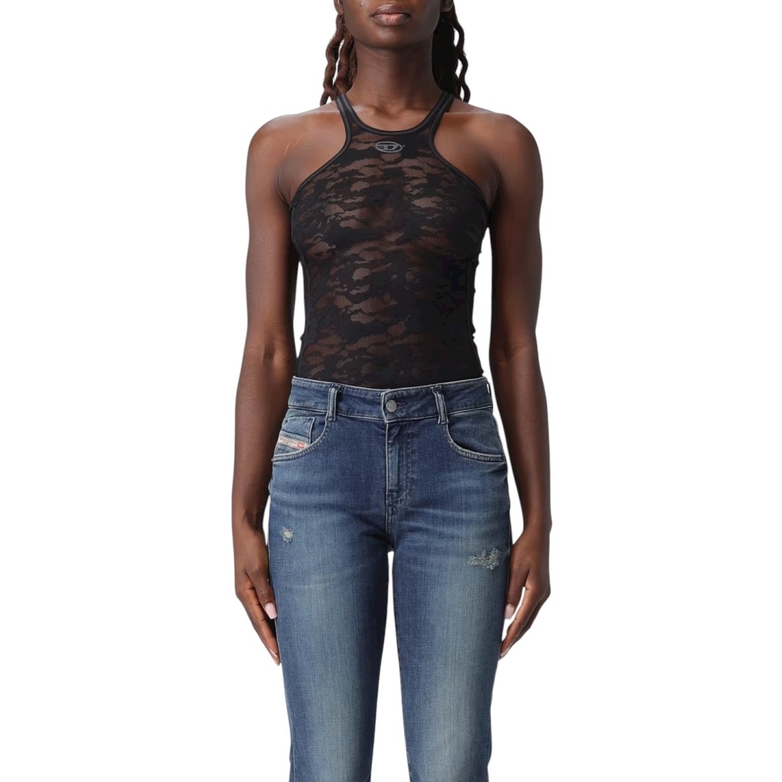 Body in pizzo camouflage Oval D Diesel