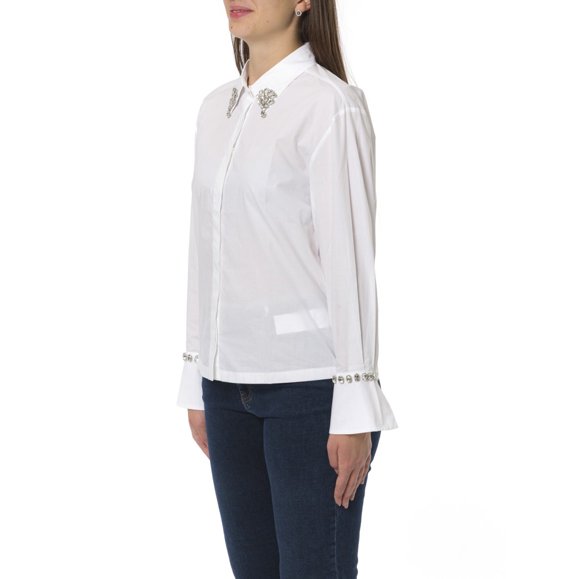 Camicia con ricami gioiello i Blues