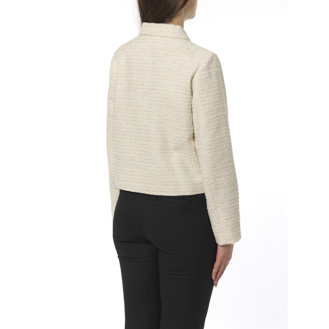 Giacca in stuoia jacquard lamé i Blues