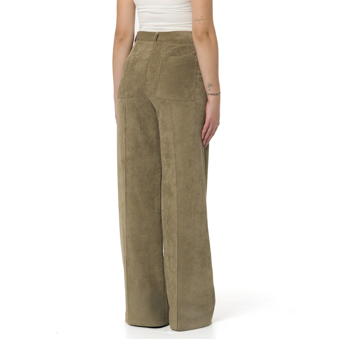 Pantaloni wide leg in velluto a coste i Blues