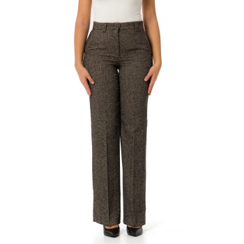 Pantaloni in tweed di misto lana Marella Sport