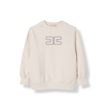 Felpa girocollo Elisabetta Franchi la Mia Bambina