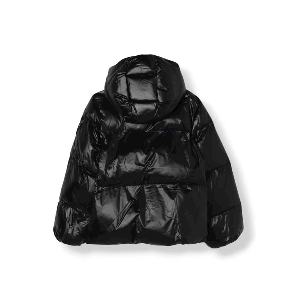 Piumino in nylon con cappuccio Elisabetta Franchi La Mia Bambina