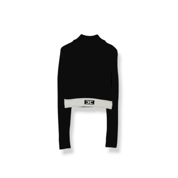 Maglia crop a collo alto Elisabetta Franchi La Mia Bambina