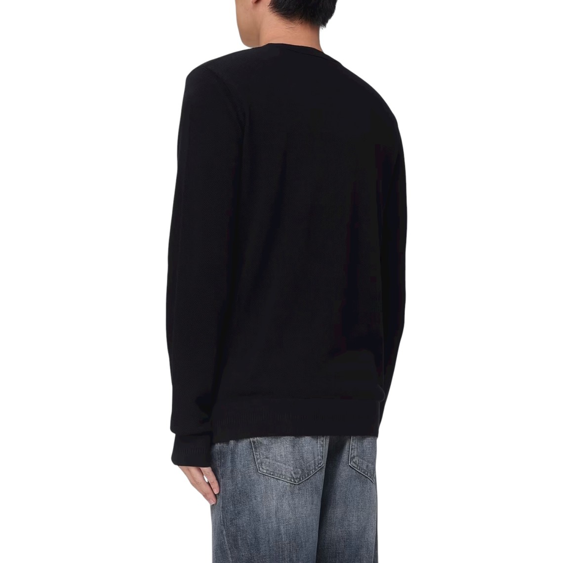 Maglia a girocollo con logo Fred Perry in cotone